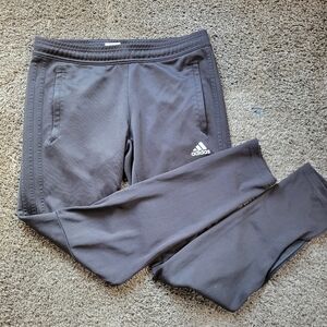 Woman's Adidas Trio Tapered Jogger Track Pants Size Small Black